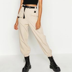 Belted Cargo Pants from boohoo brand new